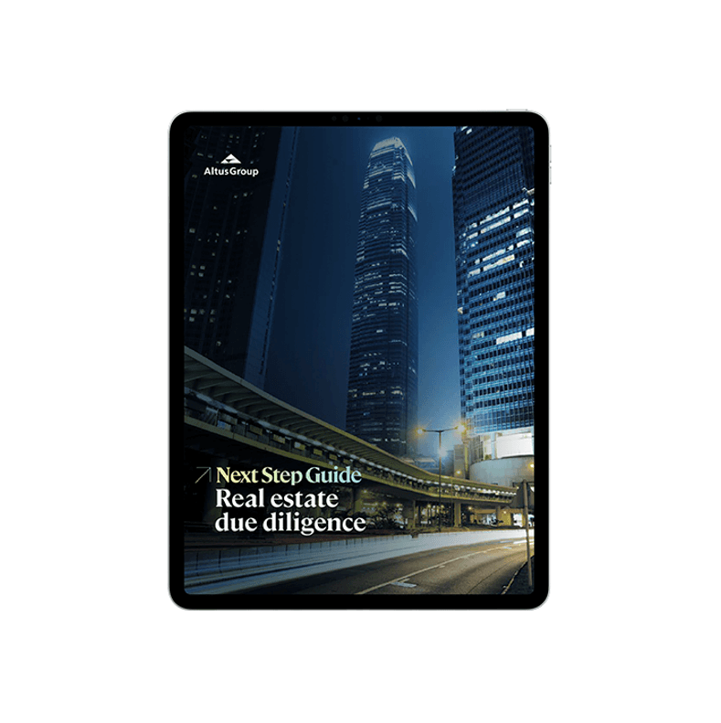 Insight Real Estate Due Diligence tablet